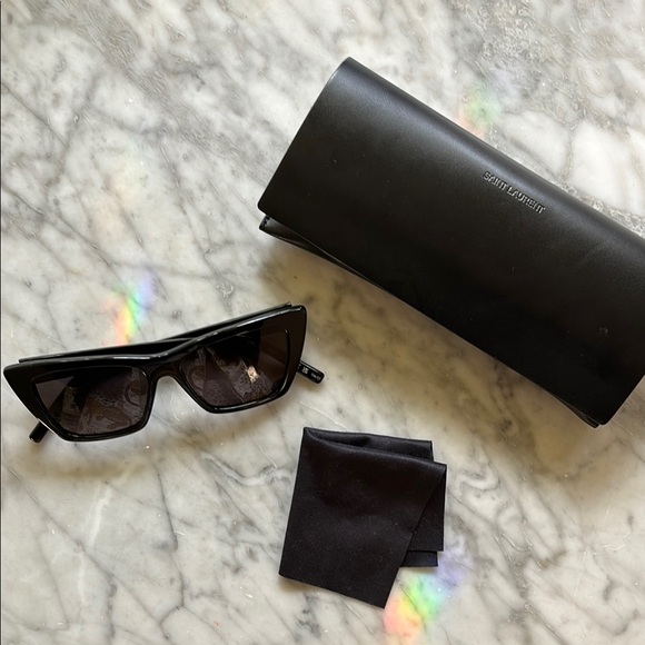 Saint Laurent Black Sunglasses - Picture 2 of 9